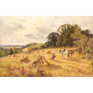 Henry H. Parker (British, 1858-1930) Harvest time
