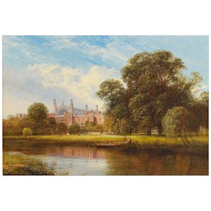 George Vicat Cole, RA (British, 1833-1893) Eton College Chapel