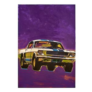 Mustang Painting #3 69 5/8 x 47 7/8 in (176.8 x 121.6 cm) (Painted in 2014-2016)