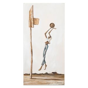 In the Beginning 36 x 18 in (91.4 x 45.7 cm) (Painted circa 1971)