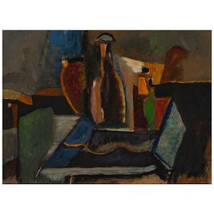 Still Life 10 7/8 x 15 1/4 in. (27.6 x 38.7 cm.) (Painted in 1918.)