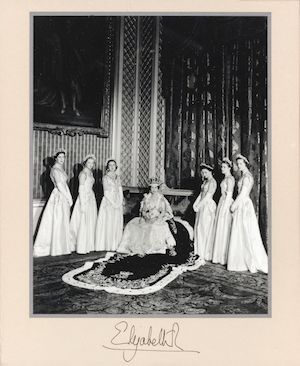 Cecil Beaton (British, 1904-1980); The Queen with her Maids of Honour;