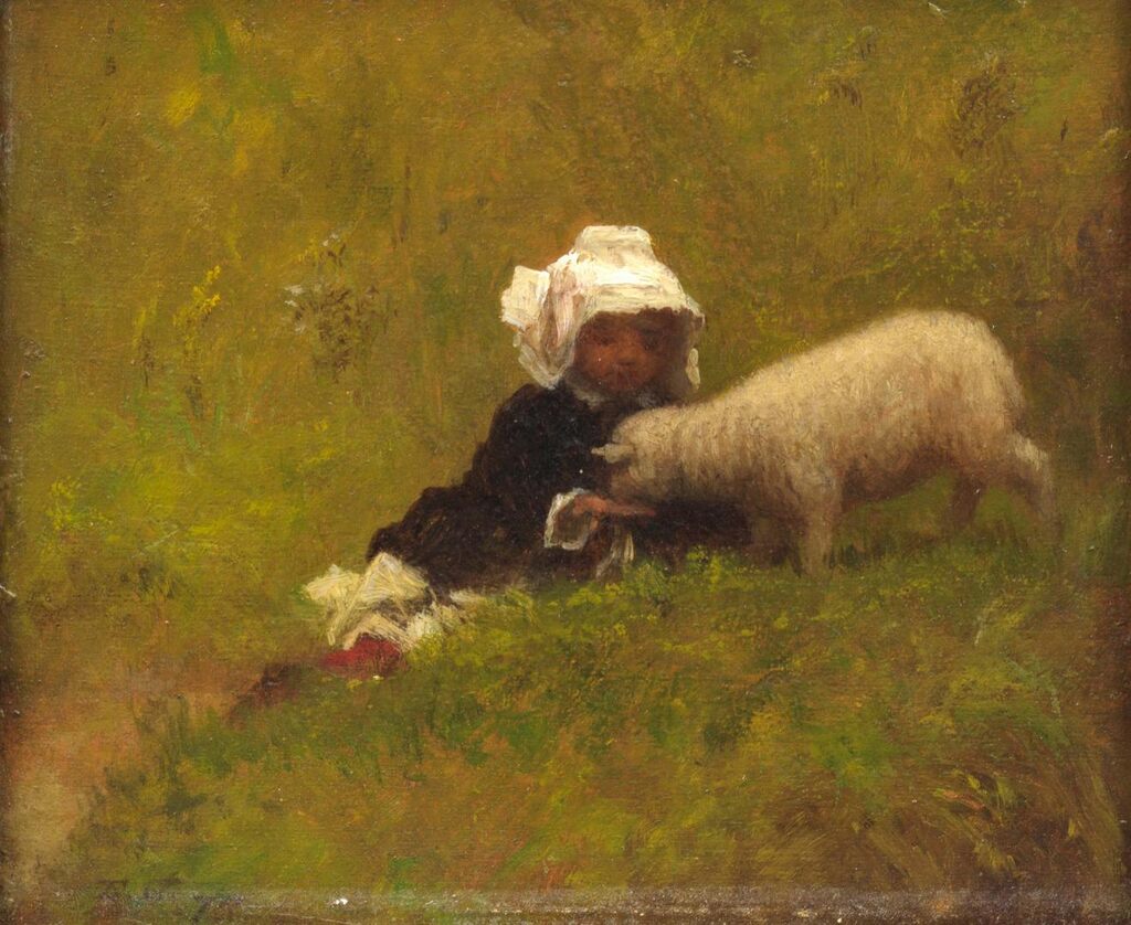 Child and Lamb