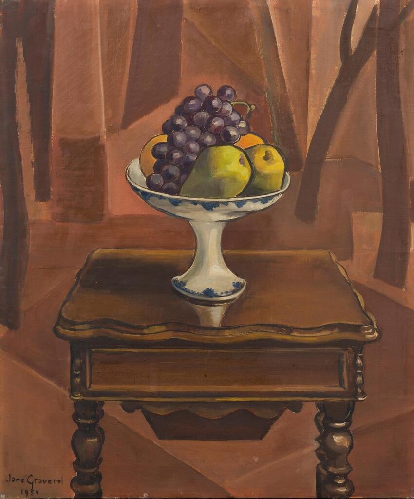 Sans titre (Nature morte dans un décor de forêt)