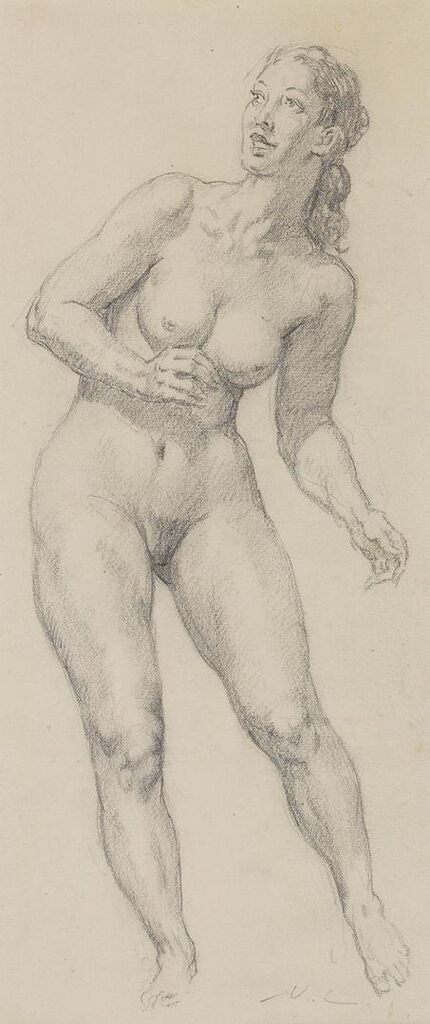 Female nude study
