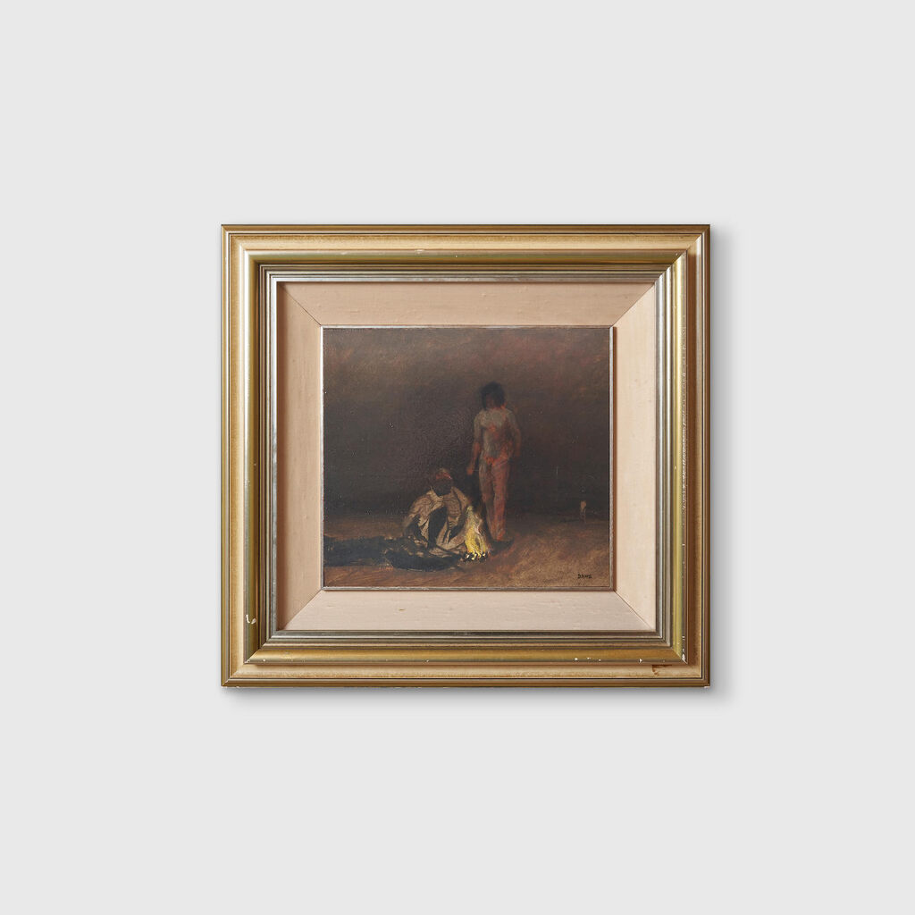 Figures by a Campfire