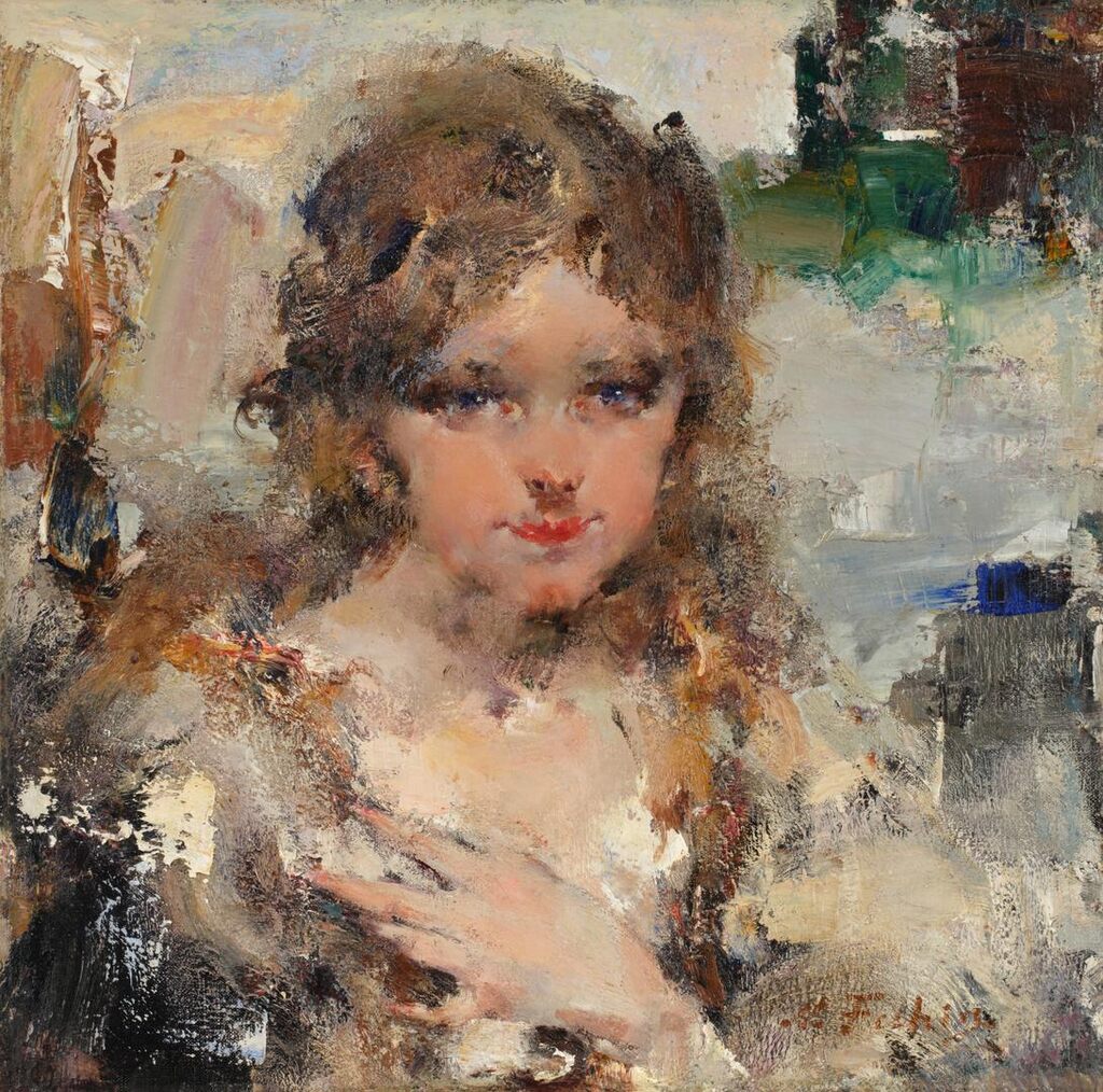 Nicolai Fechin, Potrait of Eya