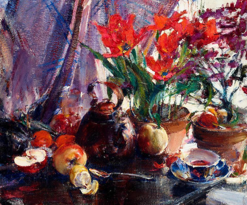 Nicolai Fechin, Still Life Fruit and Flowers