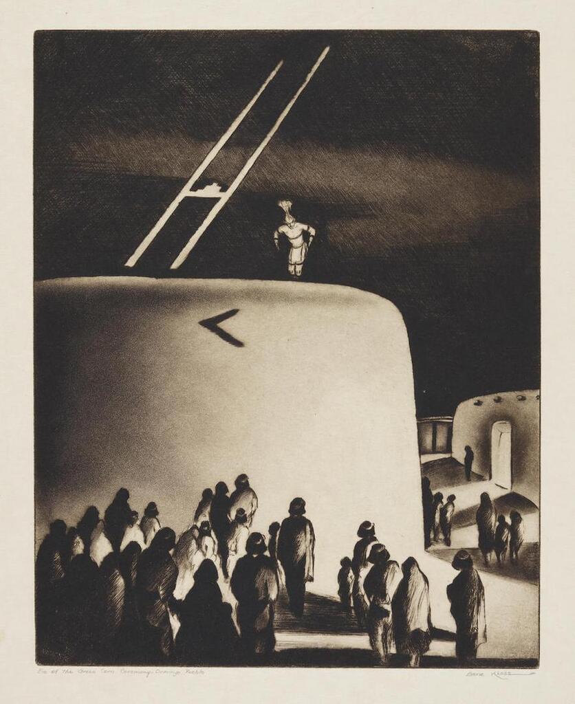 Eve of the Green Corn Ceremony - Domingo Pueblo (Kloss 306)