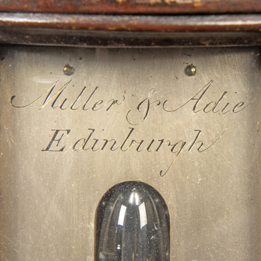 A SCOTTISH GEORGE III STICK BAROMETER