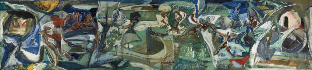 First Version of Mural for Cecil Sharp House