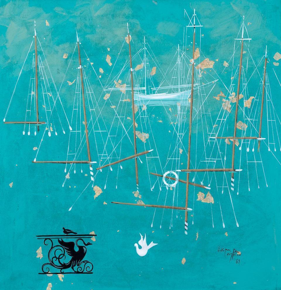 Mâts et bateaux