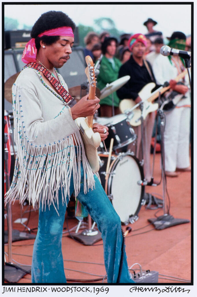 Jimi Hendrix: Photograph by Henry Diltz
