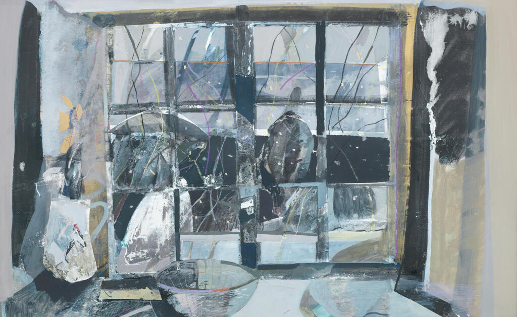 Window and Light Snowfall