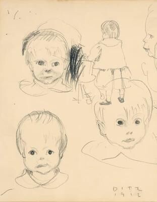 "Ditz", portrait studies
