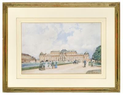 A View of the Upper Belvedere, Vienna