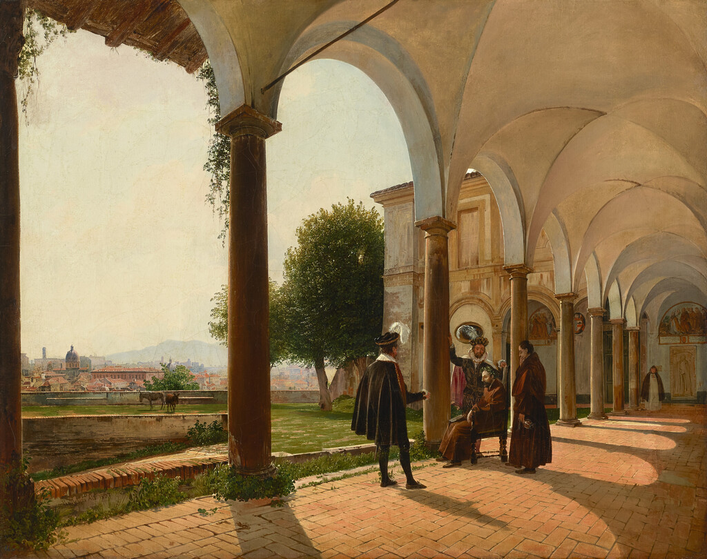 The Death of Torquato Tasso at Sant'Onofrio al Gianicolo, Rome
