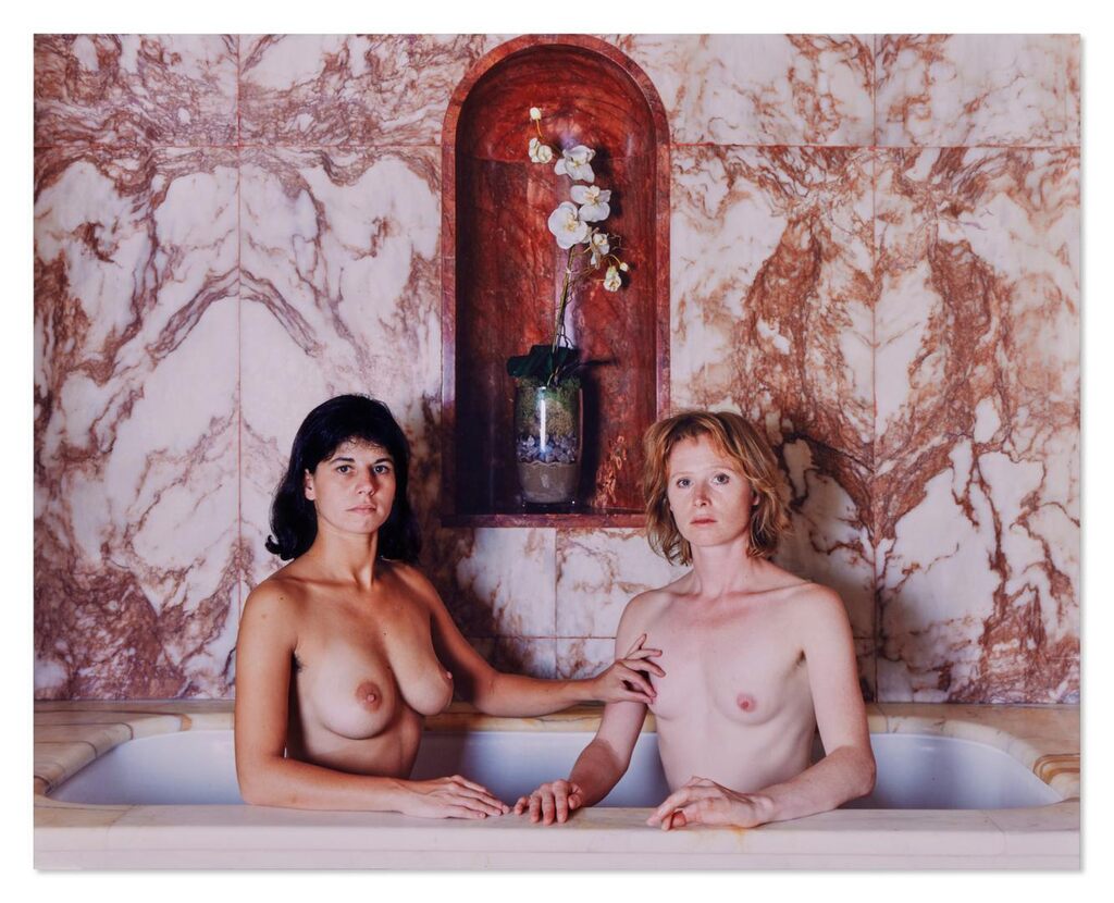 Charlie and Emma in Their Bath