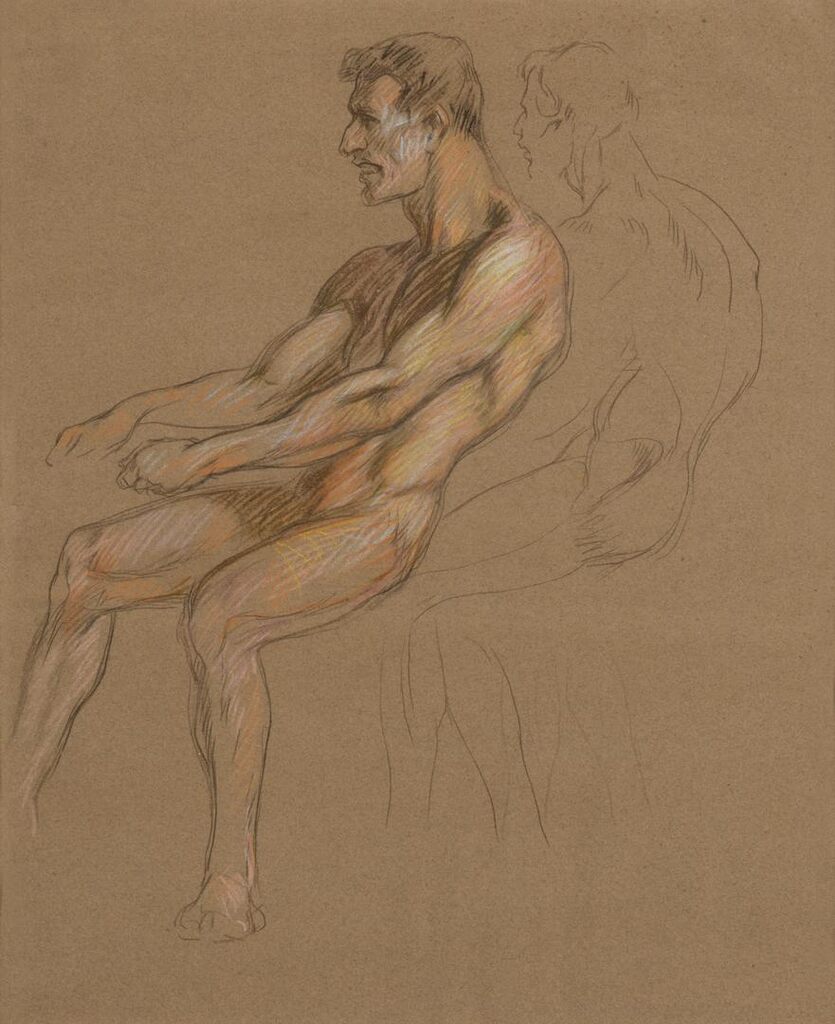 Seated Male Figure