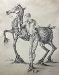Sans titre (homme et cheval), 1953.