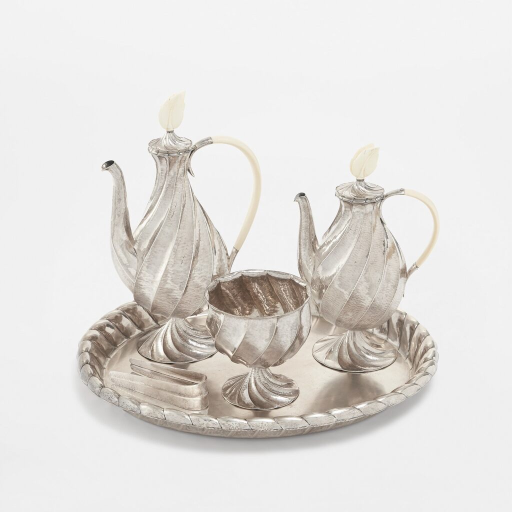 Five-piece coffee and tea service