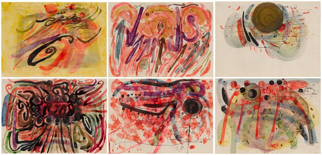 Serie Divertiment (Six Watercolors)