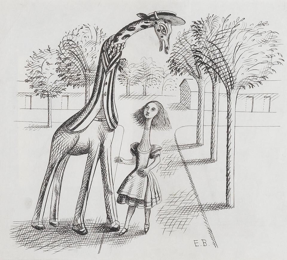 'Are you a common giraffe?' said Alice timidly...