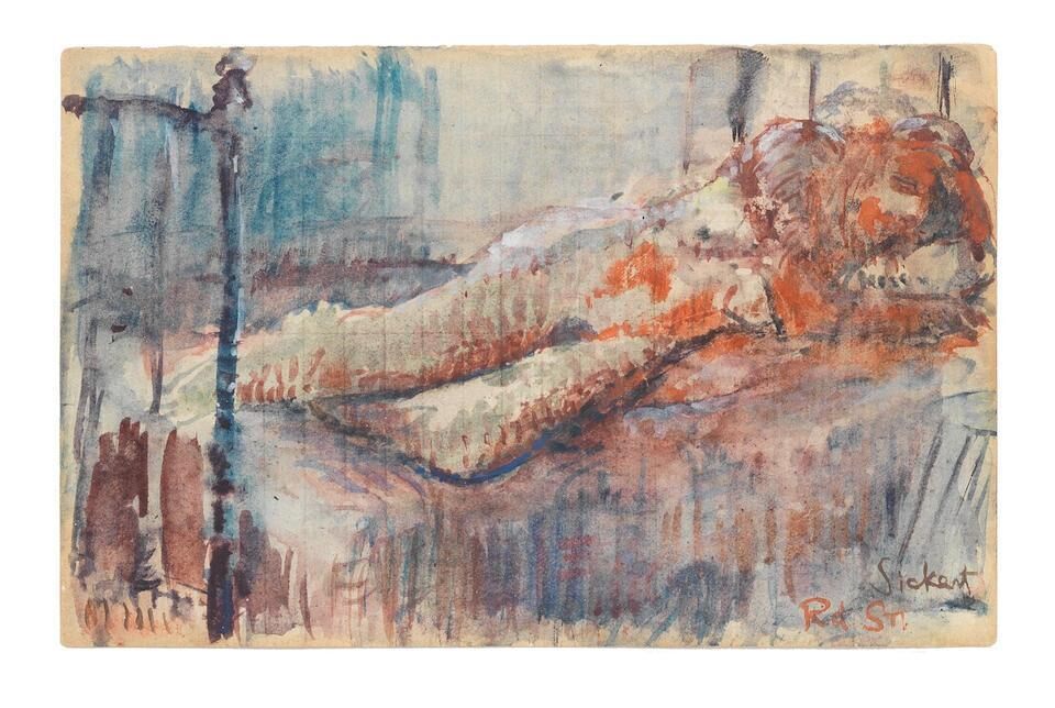 Nude on a Bed