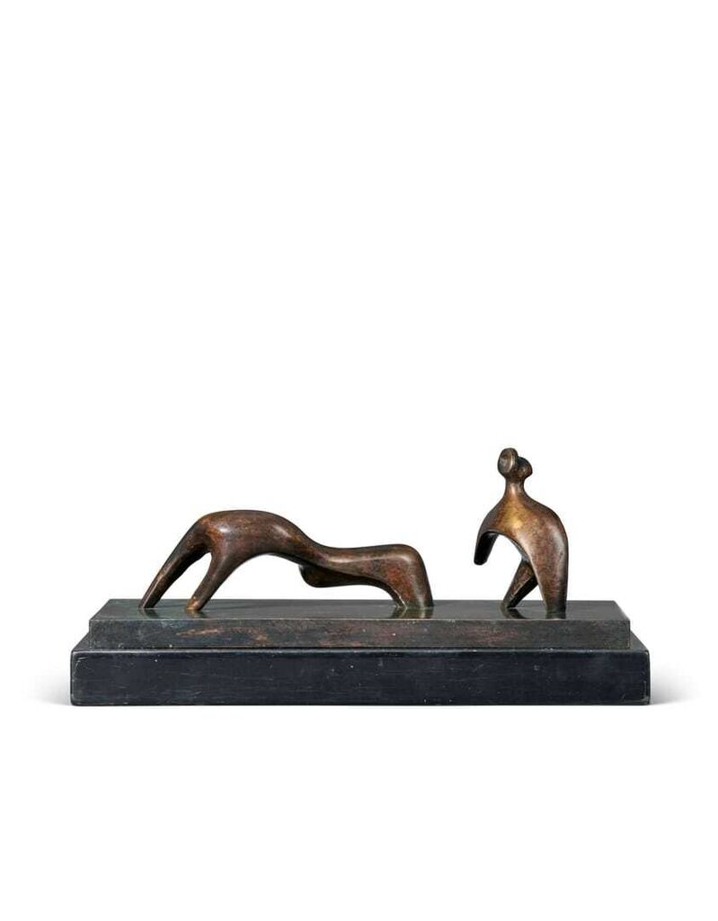 Two Piece Reclining Figure: Thin