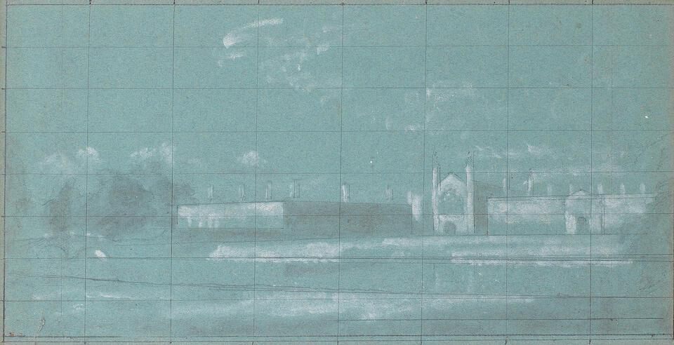 Study for Clare College, Cambridge