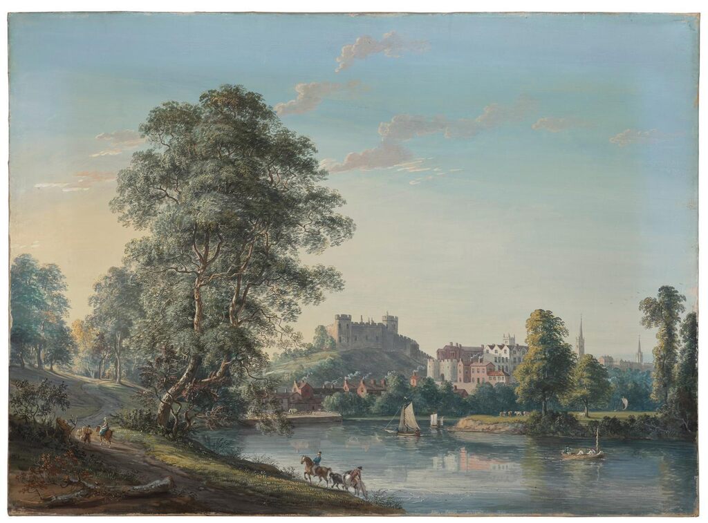 View of Shrewsbury Castle from the river
