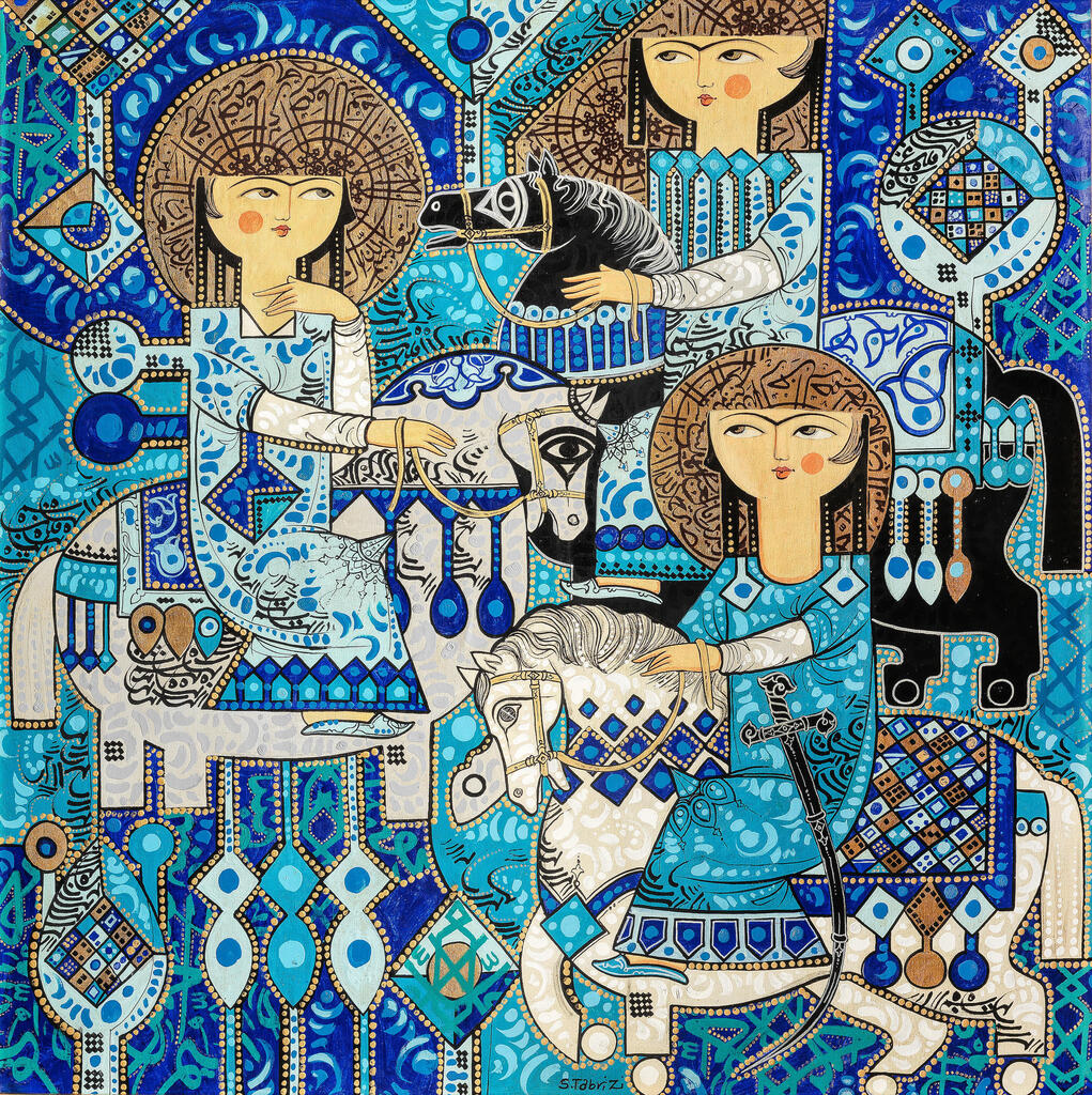 Three Women on Horseback