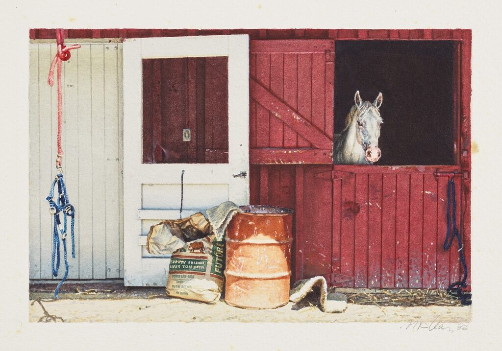 Untitled (Horse in Stall)