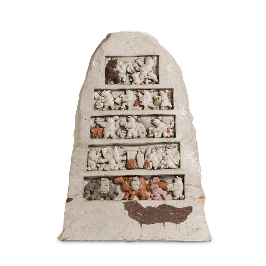 Frog Fred's Prayer Stela: The Presentation of his New Work