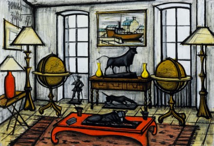 Bernard Buffet, La Baume, les deux mappemondes