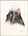 Visage 1988 Pastel, fusain et craie sur papier signé et daté en bas à droite 75 x 54,5 cm Rapport de condition : Encadré