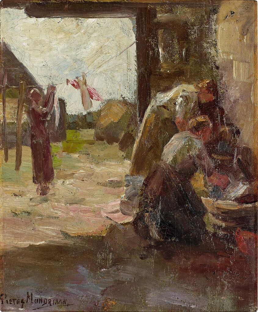 Women Doing the Wash