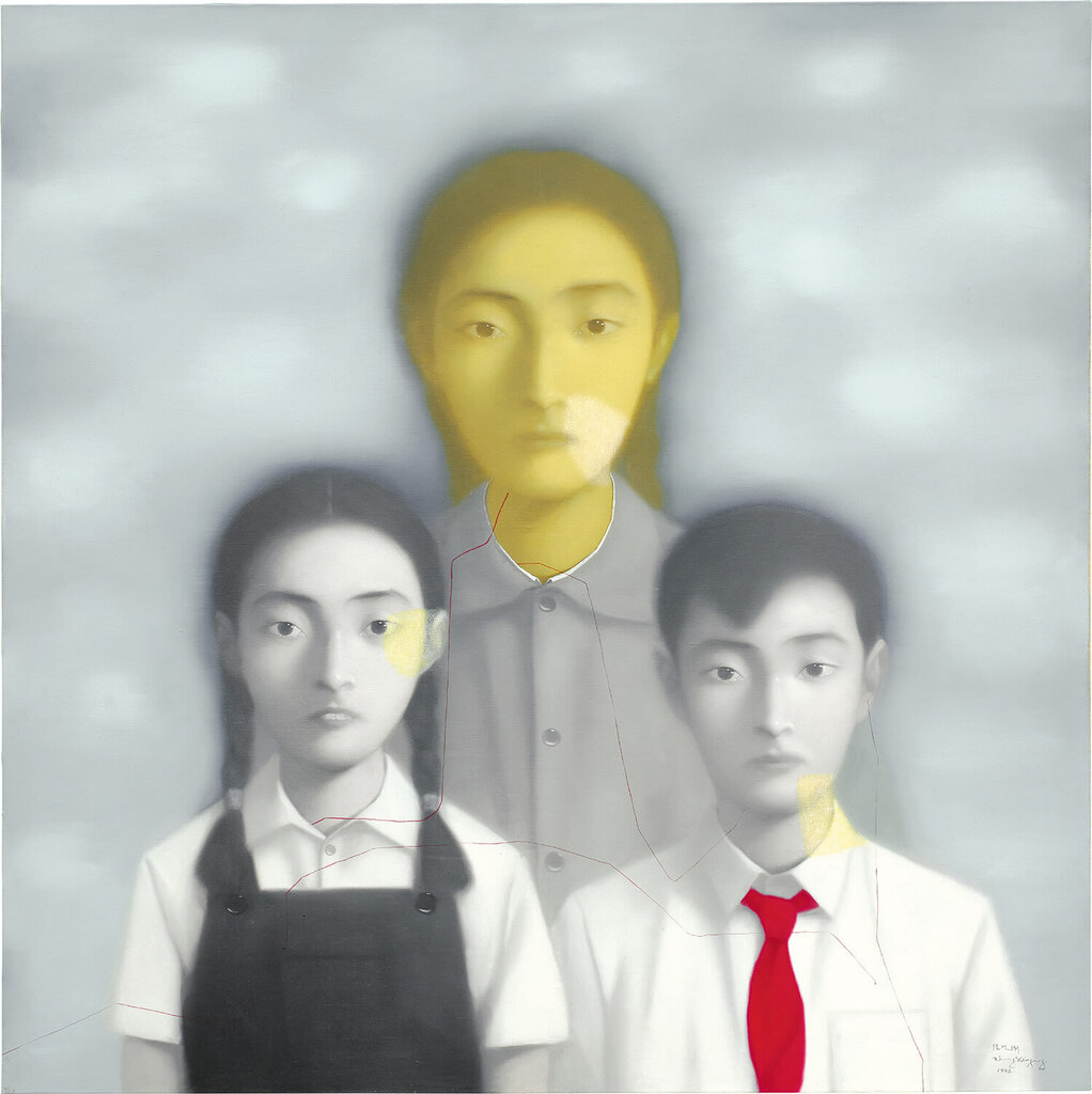 Zhang Xiaogang, Family Portrait No. 13