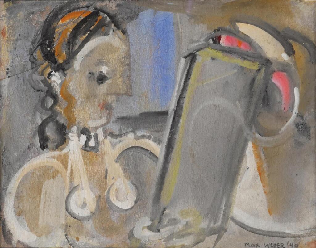 Woman Looking at Picture