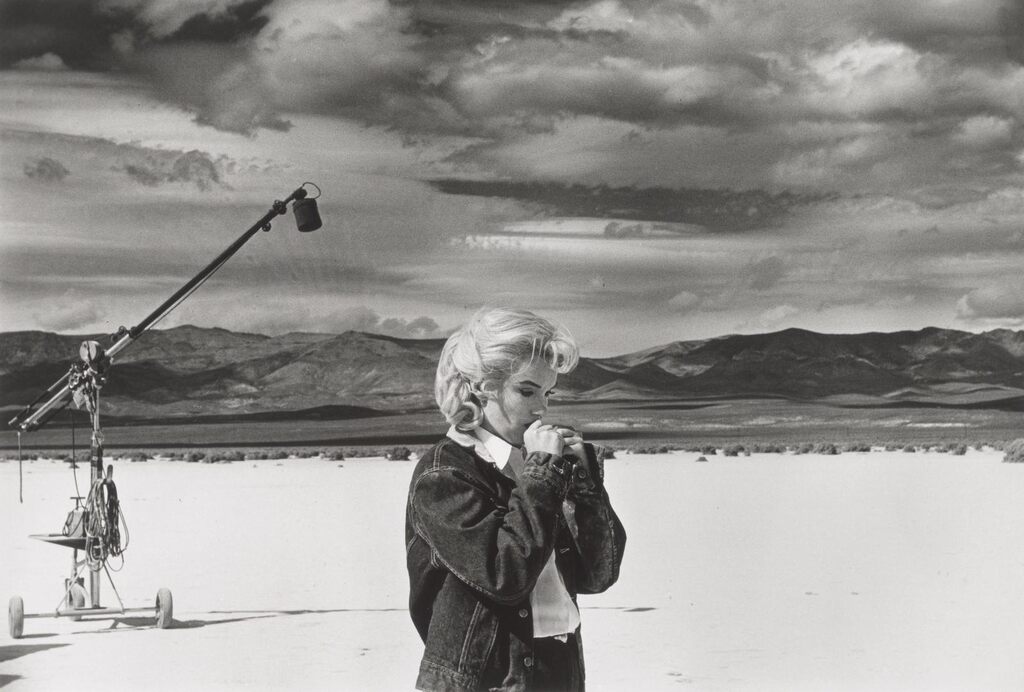 Marilyn Monroe on the set of 'The Misfits', Nevada