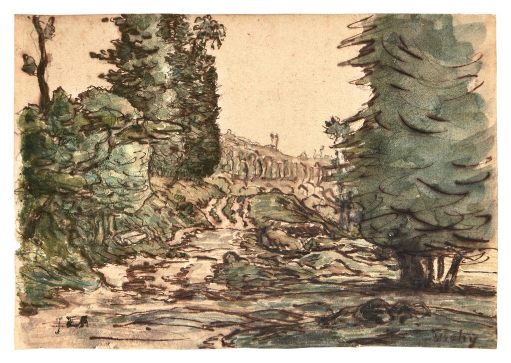 Climbing Path, near Vichy
