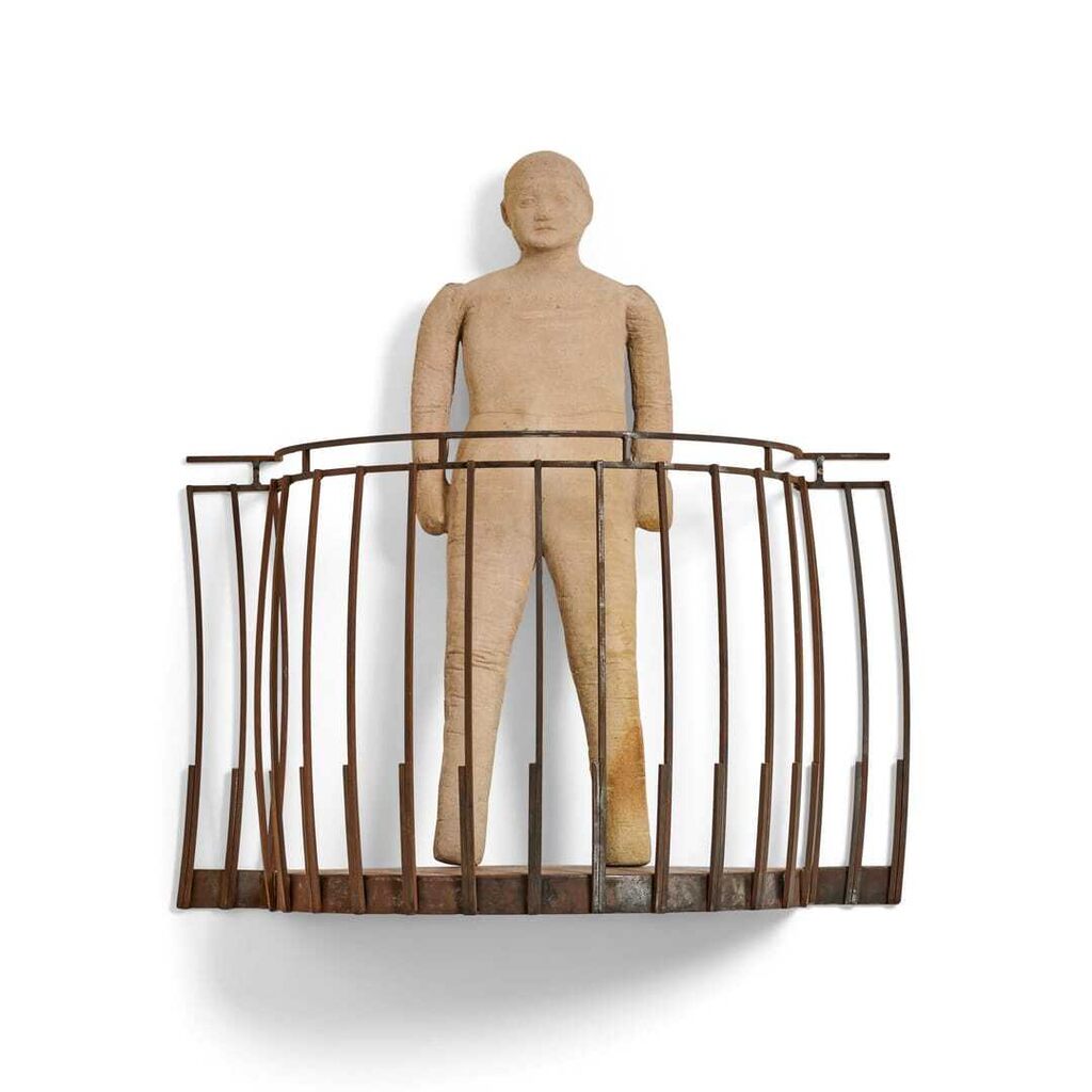 London Balcony with Figure