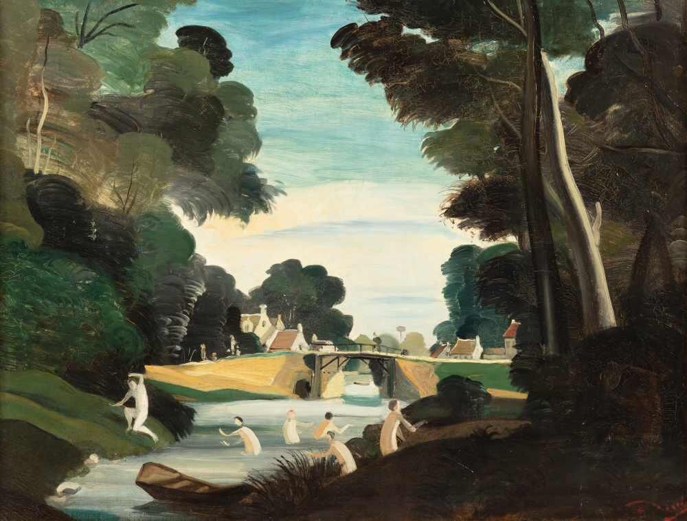 Nymphes au bain (Île-de-France)