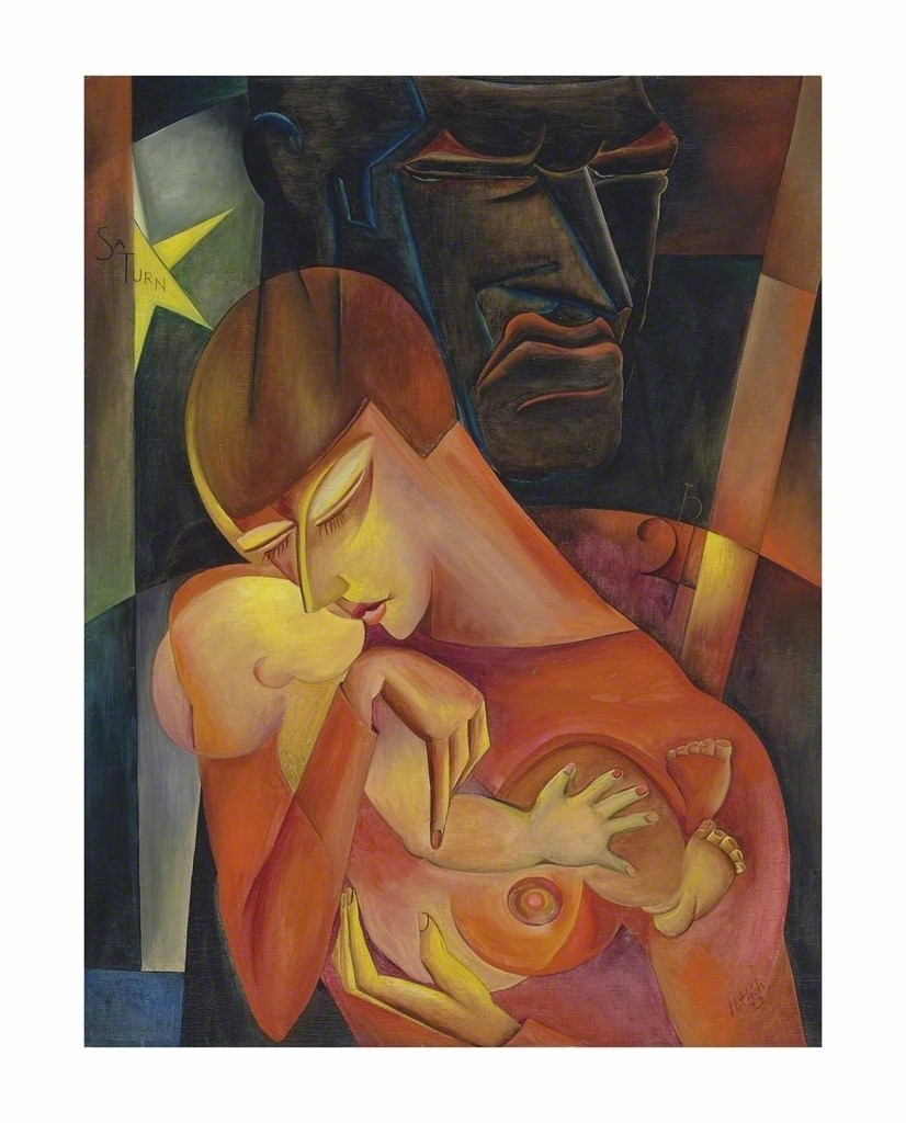 Frau und Saturn