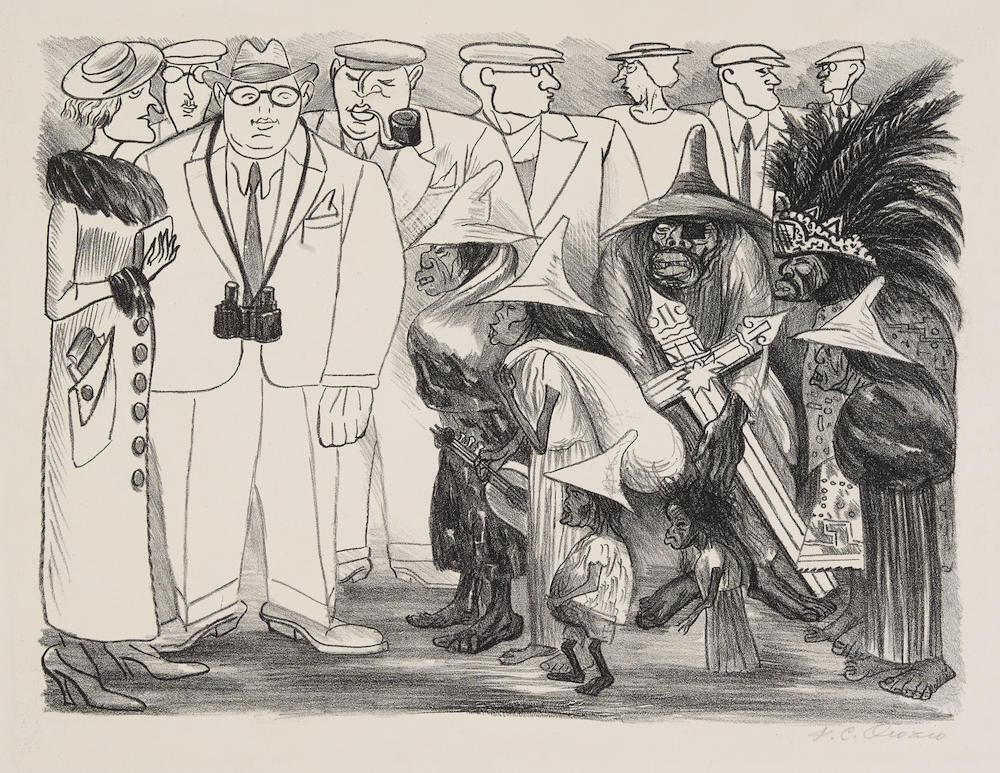 Aztecas (Tourists); Échate la Otra (Masked Dancers) (Orozco 22; 23, Hopkins 12; 11)