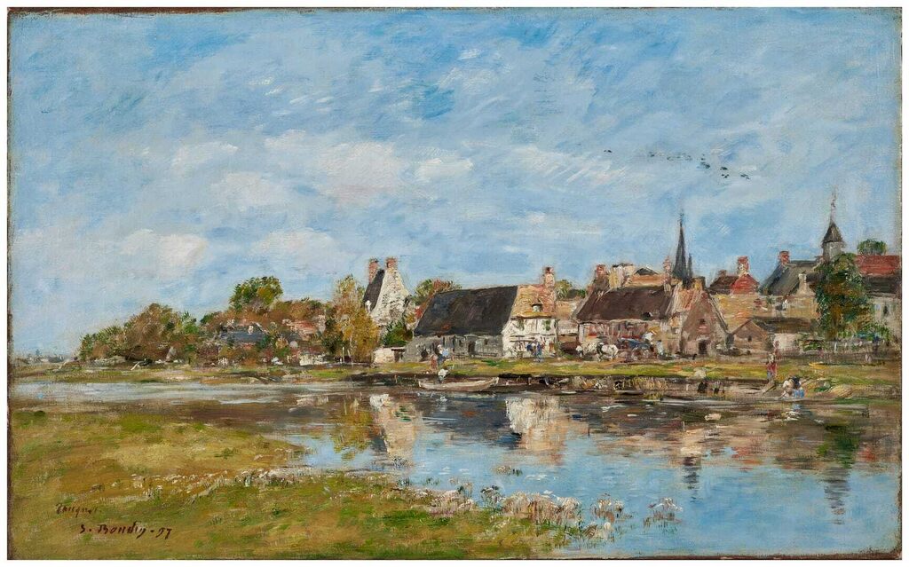 The old port of Touques