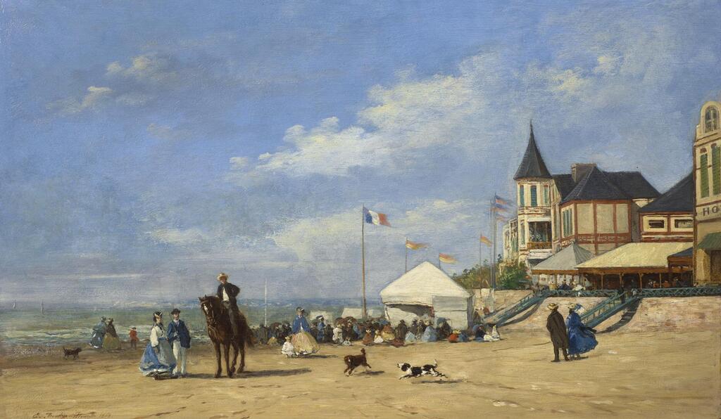 La plage de Trouville