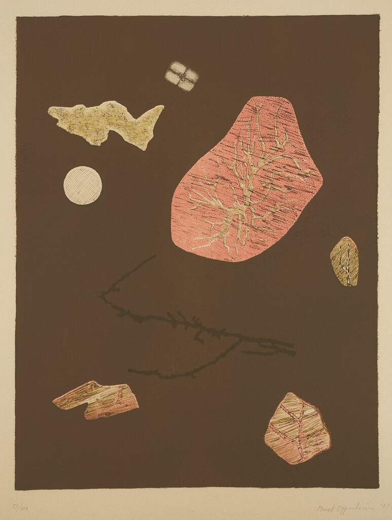 Nachthimmel mit Achaten (Night Sky with Agates) (C. U178)