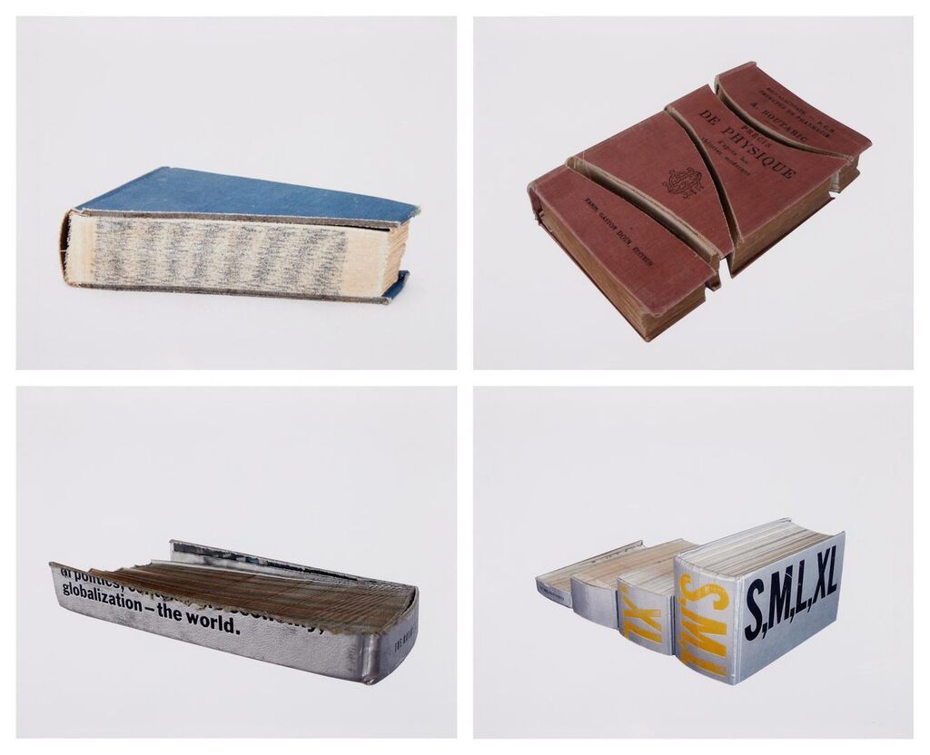 i. A slice of the theory; ii. Precis de physique; iii. S, M, L, XL; iv. Globalization-the world [Four Works]