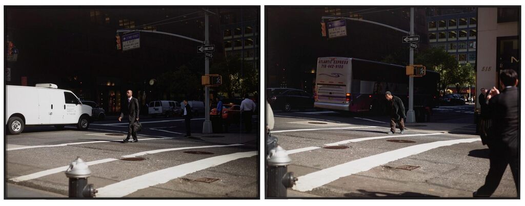 East 53rd Street, 12th April 2010, 9.45.55am (Diptych)